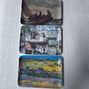 Artistic Vanity Trays Set of Three Artistic Artwork